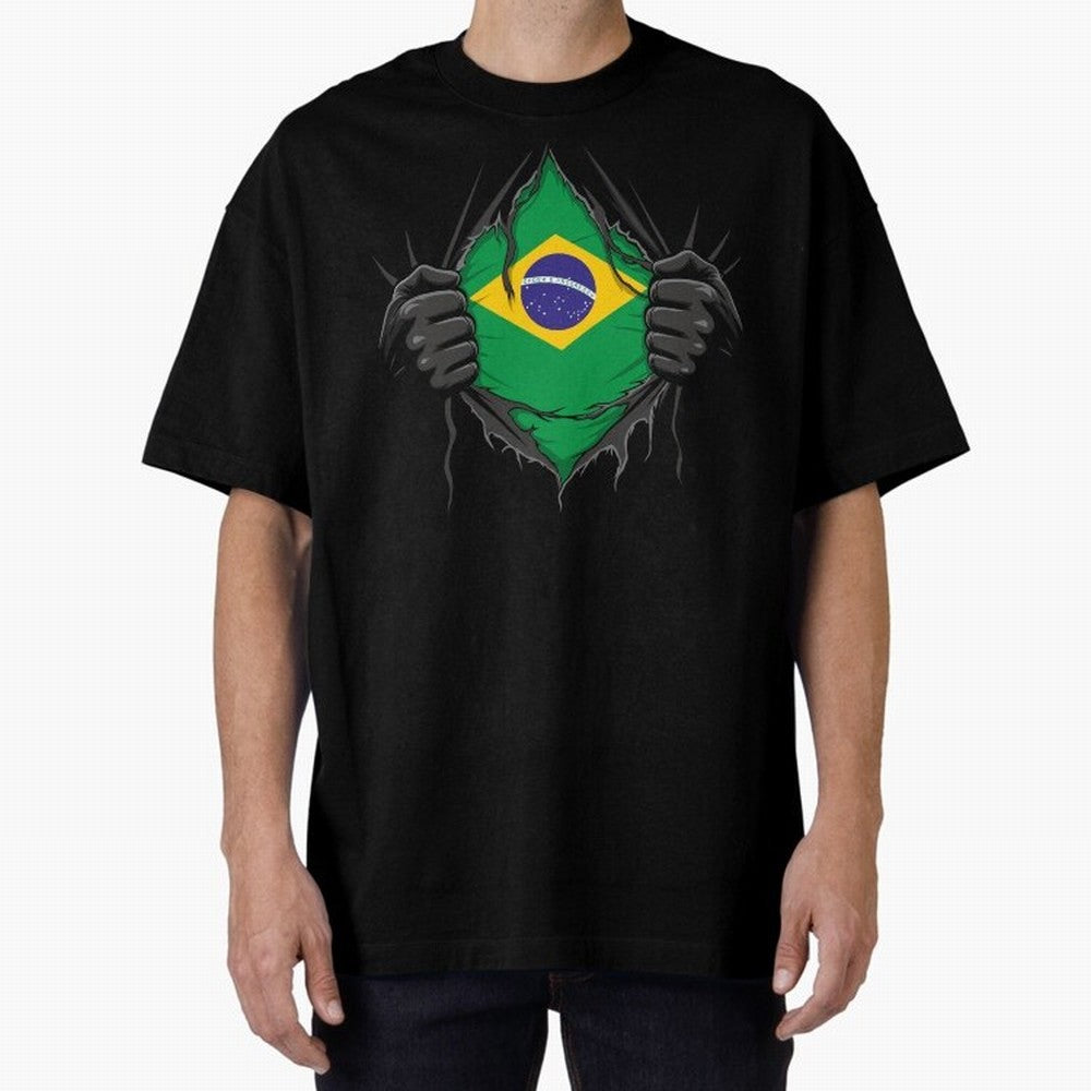 Brazil Flag - National Team Fans Classic T-Shirt Bring Legendary Rivalry Energy to the FIFA World Cup 2026 Journey through Mbappe Highlights, England Pride, Worldwide Fan Energy, Dramatic Goals, Stadium Lights and Championship Celebrations; Made