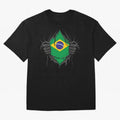 Brazil Flag - National Team Fans Classic T-Shirt Bring Legendary Rivalry Energy to the FIFA World Cup 2026 Journey through Mbappe Highlights, England Pride, Worldwide Fan Energy, Dramatic Goals, Stadium Lights and Championship Celebrations; Made