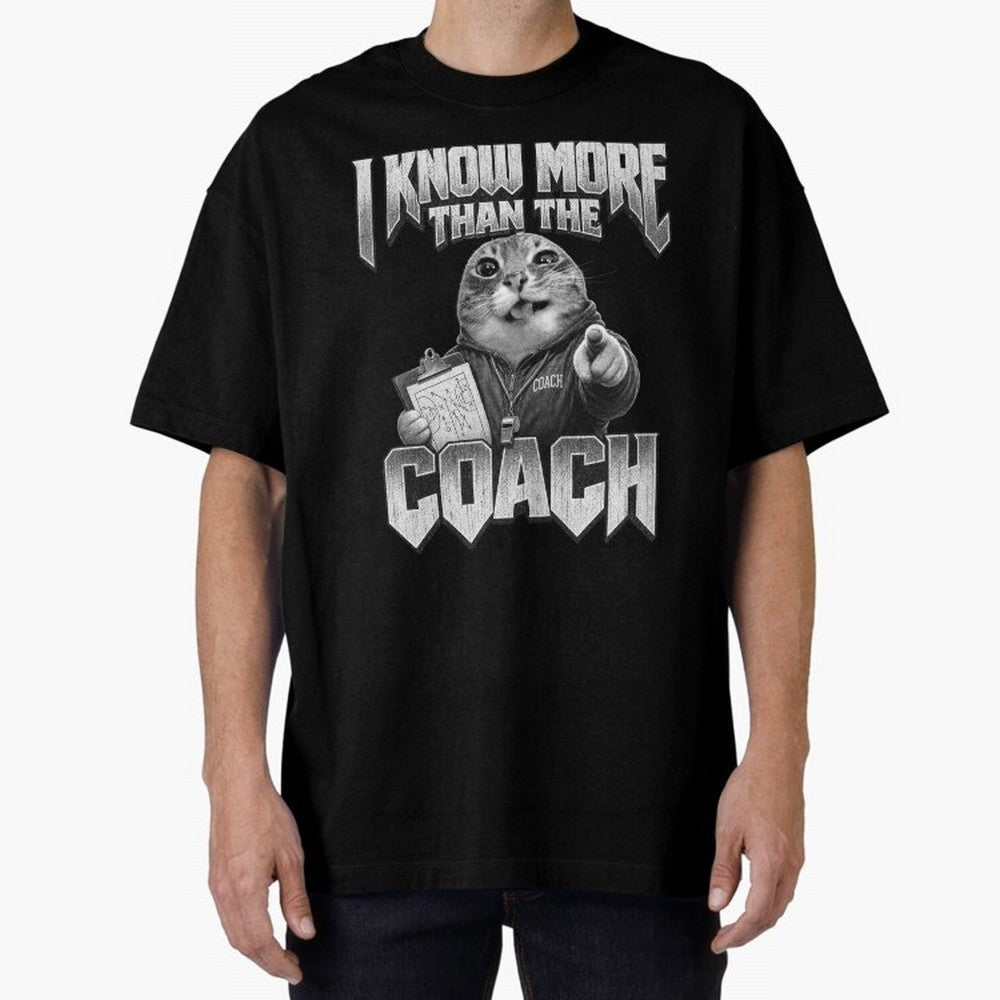 I Know More Than The Coach Funny World Cup 2026 Meme USA Soccer Fan Silly Cat Classic T-Shirt Experience the Global Stage of FIFA World Cup 2026 USA Canada Mexico Capturing Neymar, Portugal Energy, Football History, Final Match Energy, Crowd Noise