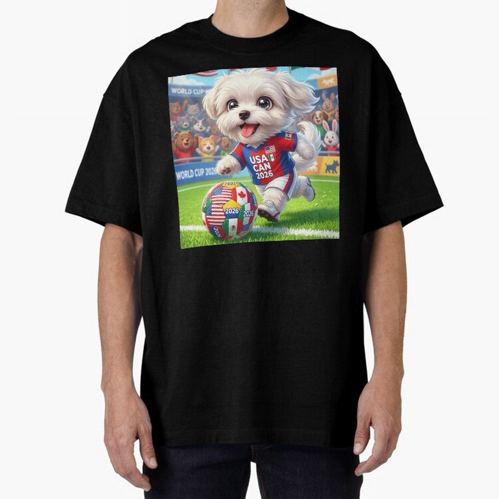 Cute Maltese Soccer Star - FIFA 2026 World Cup Edition Classic T-Shirt Honor Champions and Dreams in FIFA World Cup 2026 Group Stage with Cristiano Ronaldo, Haaland and CR7, Portugal Energy, Retro Football Energy, Iconic Rivalries, Trophy Chase