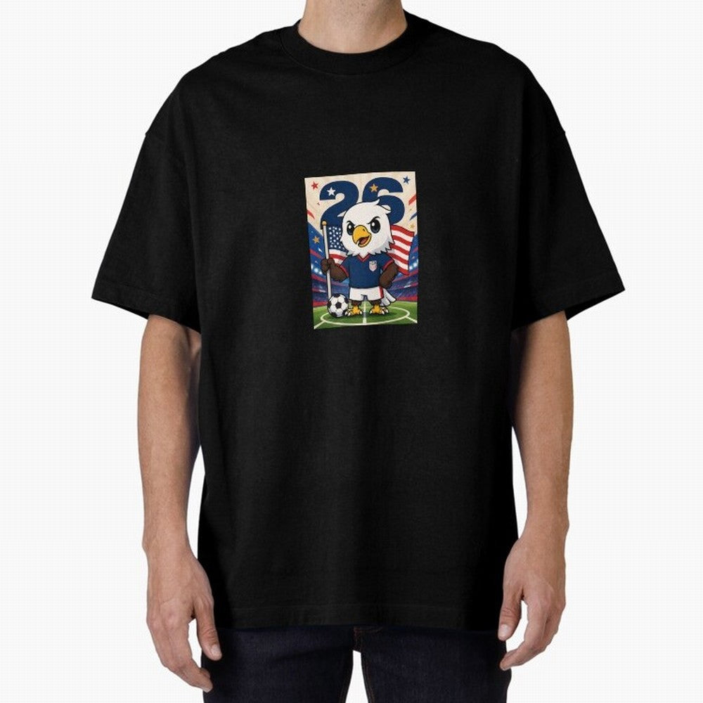 Patriotic Eagle Soccer USA Mascot Classic T-Shirt Make Game Day About FIFA World Cup 2026 USA Canada Mexico Driven by Messi, Neymar and Mbappe, England, France and Netherlands Energy, Supporter Pride, Iconic Celebrations, Legendary Names and Global