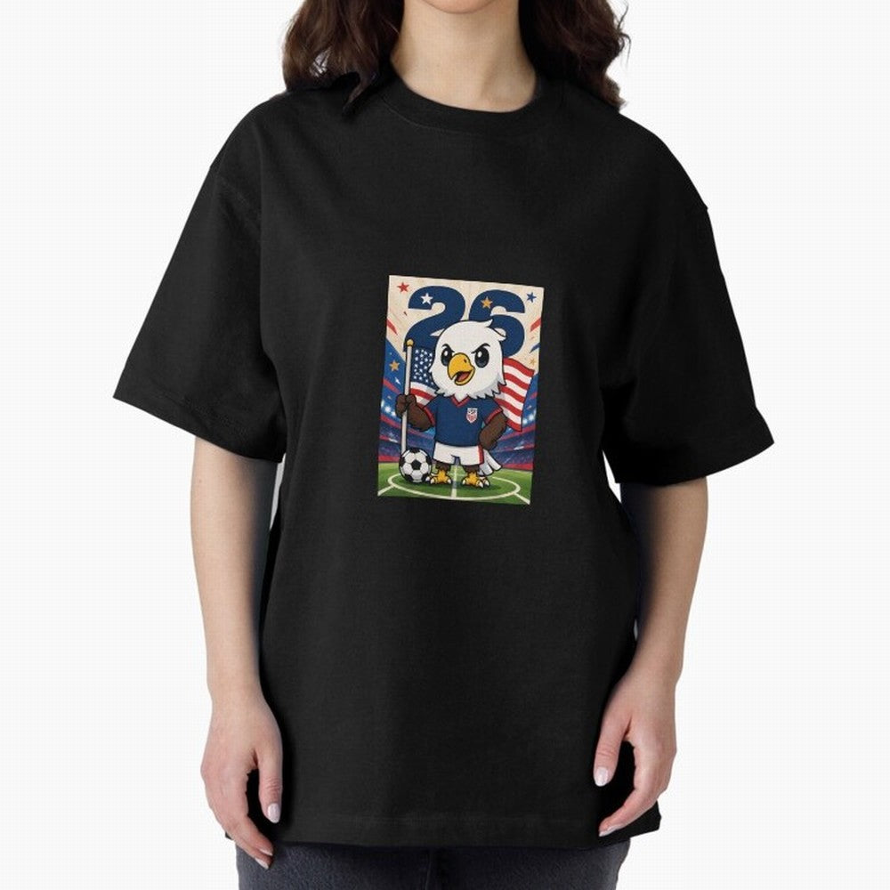 Patriotic Eagle Soccer USA Mascot Classic T-Shirt Make Game Day About FIFA World Cup 2026 USA Canada Mexico Driven by Messi, Neymar and Mbappe, England, France and Netherlands Energy, Supporter Pride, Iconic Celebrations, Legendary Names and Global
