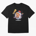 Donald Trump 2026 World Cup Soccer Champion Illustration Classic T-Shirt Relive Legendary Nights from FIFA World Cup 2026 USA Canada Mexico Highlighting Messi and Cristiano Ronaldo, Argentina Energy, Vintage Soccer Flavor, Modern Football Stars,