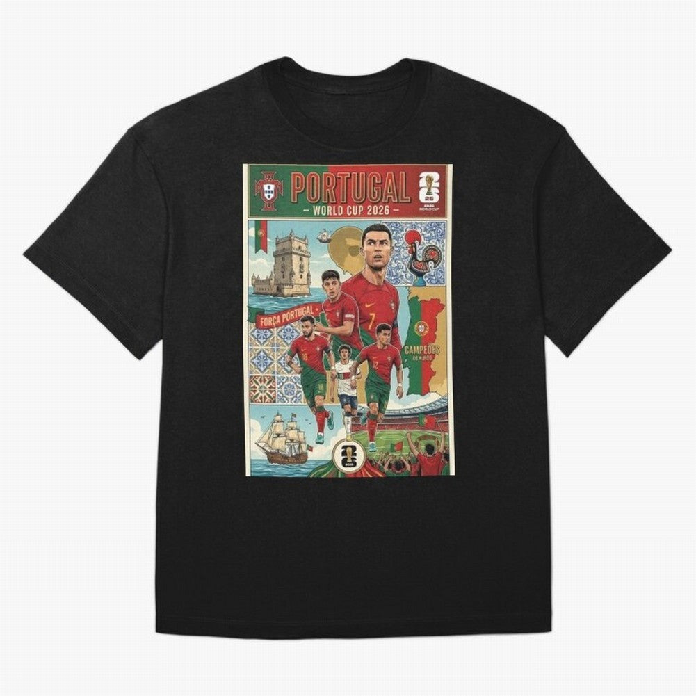 Portugal 2026 ¨C In Search of Glory Classic T-Shirt Bring International Match Energy to FIFA World Cup 2026 for Fans of Messi and Cristiano Ronaldo and England and Germany, Bringing Global Supporter Spirit, Legendary Goals, National Colors and