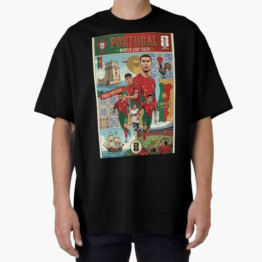 Portugal 2026 ¨C In Search of Glory Classic T-Shirt Bring International Match Energy to FIFA World Cup 2026 for Fans of Messi and Cristiano Ronaldo and England and Germany, Bringing Global Supporter Spirit, Legendary Goals, National Colors and