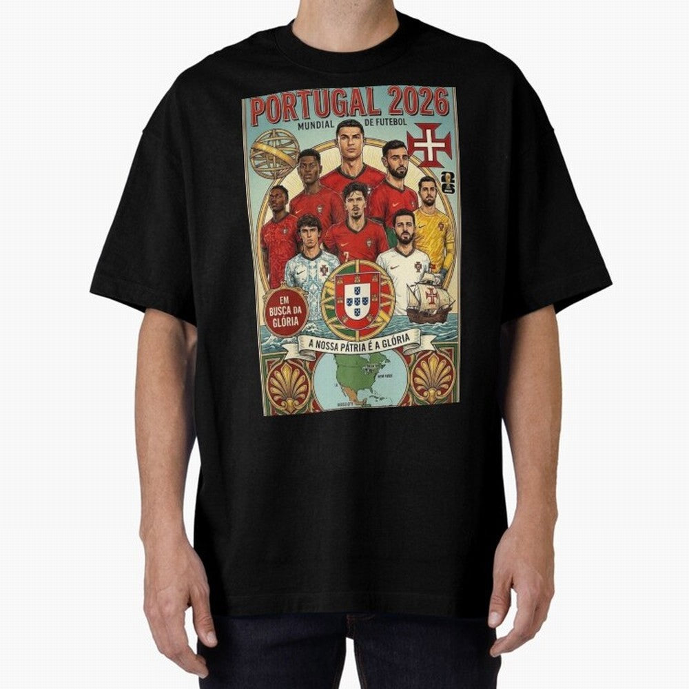 Portugal 2026 ¨C In Search of Glory Classic T-Shirt Experience FIFA World Cup 2026 for Fans of Haaland and Brazil, Portugal and Argentina, Bringing Fan Favorite Moments, National Team Passion, Big Match Drama and Soccer History; Ideal for Fans Who