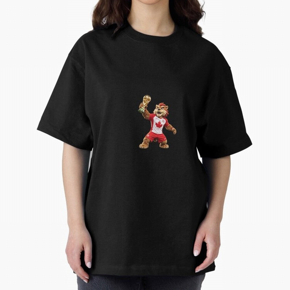 Canada Soccer Mascot Champion - Canadian Football Victory Trophy 2026 Classic T-Shirt Bring International Match Energy to Global Football Passion for FIFA World Cup 2026 Group Stage, Driven by Messi, CR7 and Mbappe, Brazil, Global Supporter Spirit,