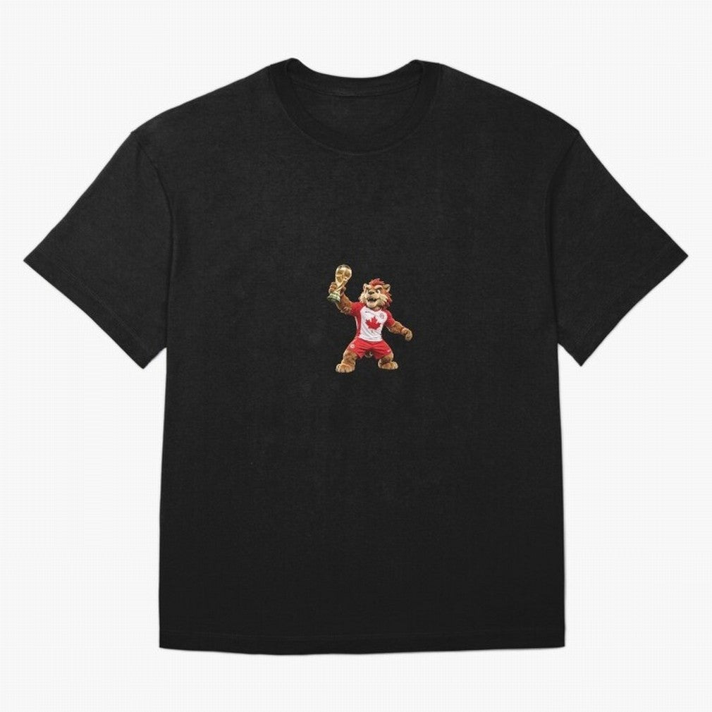 Canada Soccer Mascot Champion - Canadian Football Victory Trophy 2026 Classic T-Shirt Bring International Match Energy to Global Football Passion for FIFA World Cup 2026 Group Stage, Driven by Messi, CR7 and Mbappe, Brazil, Global Supporter Spirit,