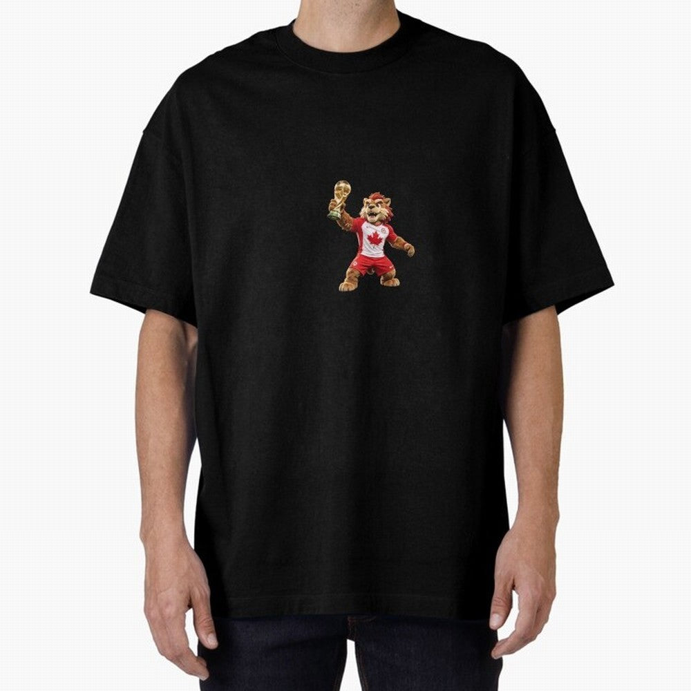 Canada Soccer Mascot Champion - Canadian Football Victory Trophy 2026 Classic T-Shirt Bring International Match Energy to Global Football Passion for FIFA World Cup 2026 Group Stage, Driven by Messi, CR7 and Mbappe, Brazil, Global Supporter Spirit,