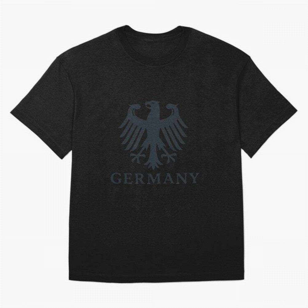 Germany Eagle Crest-Inspired Design Classic T-Shirt Carry the Colors and Pride of Global Football Passion for FIFA World Cup 2026 USA Canada Mexico, Centered on Haaland, Germany, Football Festival Excitement, Trophy Ambitions, Country Rivalries and