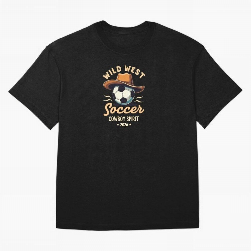 Wild West Soccer Cowboy Spirit World Cup 2026 Classic T-Shirt Celebrate Football Heritage in FIFA World Cup 2026 USA Canada Mexico Built around Messi, Netherlands Energy, Champion Mindset, Group Stage Buzz, Knockout Tension and Passionate Fan