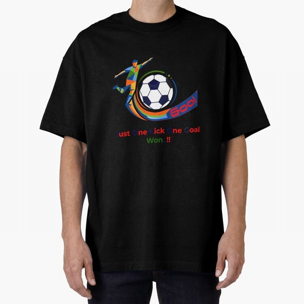 Football Striker Goal Celebration - Just One Kick Classic T-Shirt Make Game Day About FIFA World Cup 2026 USA Canada Mexico Spirit, Connected to Argentina, France and Brazil, Messi, Classic Soccer Heritage, Championship Pressure, Fan Loyalty and