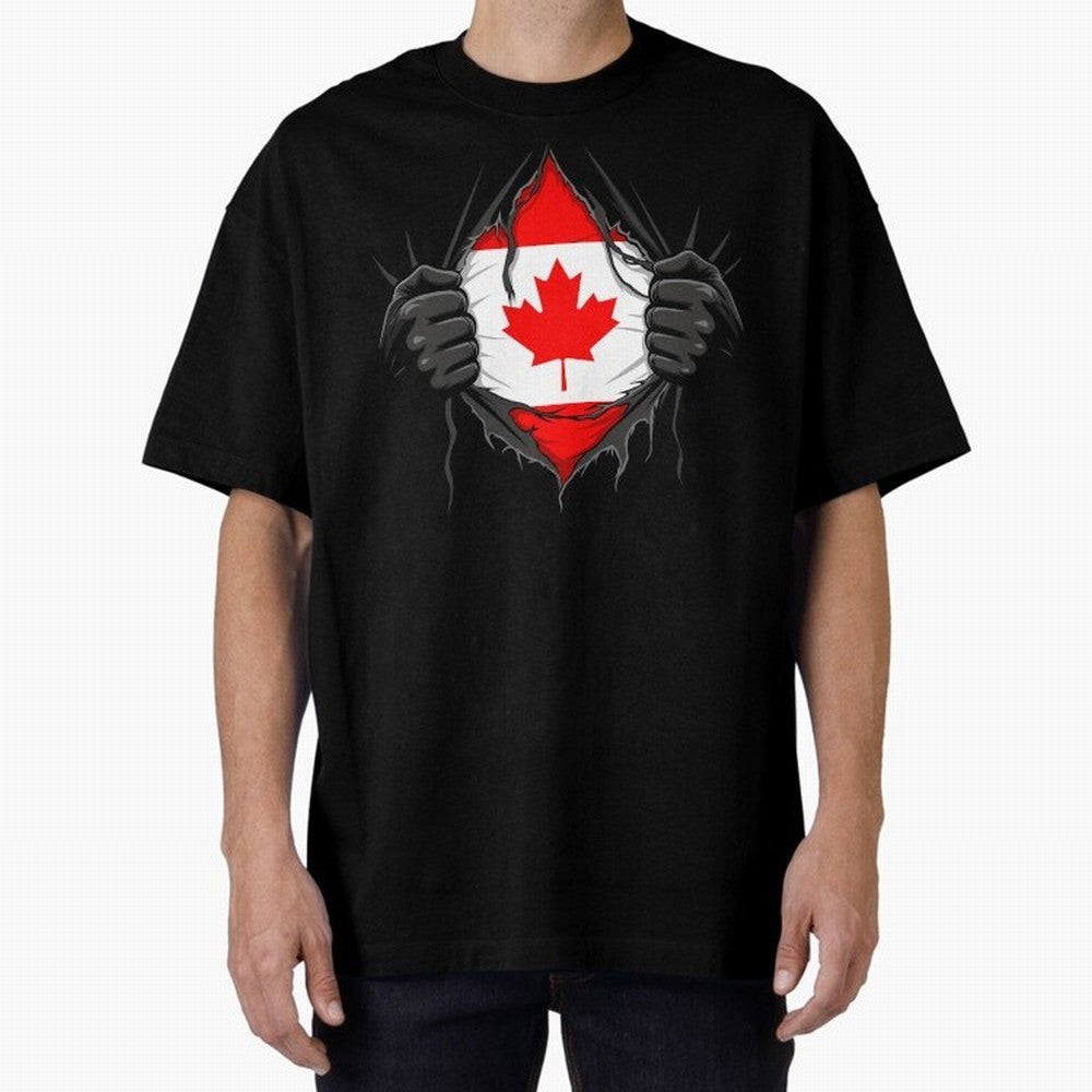 Canada Flag - National Team Fans Classic T-Shirt Carry the Colors and Pride of Global Football Passion for FIFA World Cup 2026, Highlighting Messi, Neymar and Mbappe, England and Germany, Goal Celebration Energy, Supporter Heritage, Football Icons