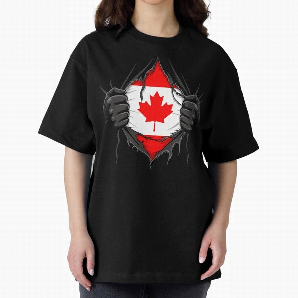 Canada Flag - National Team Fans Classic T-Shirt Carry the Colors and Pride of Global Football Passion for FIFA World Cup 2026, Highlighting Messi, Neymar and Mbappe, England and Germany, Goal Celebration Energy, Supporter Heritage, Football Icons