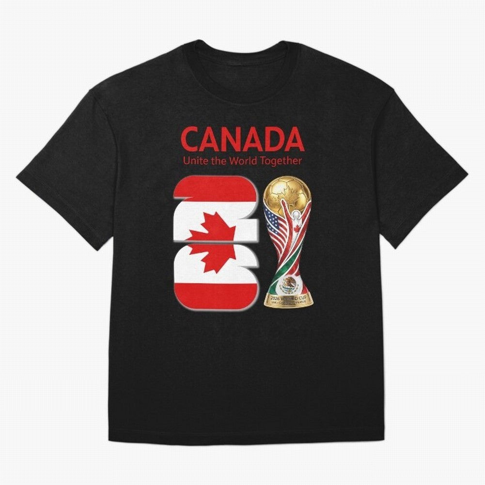 World Cup 2026, IMG 019, CANADA 001 Classic T-Shirt Relive the Noise and Pride of FIFA World Cup 2026 USA Canada Mexico for Fans of Cristiano Ronaldo and Spain, Bringing Championship Spirit, Famous Goals, Roaring Crowds and International Football