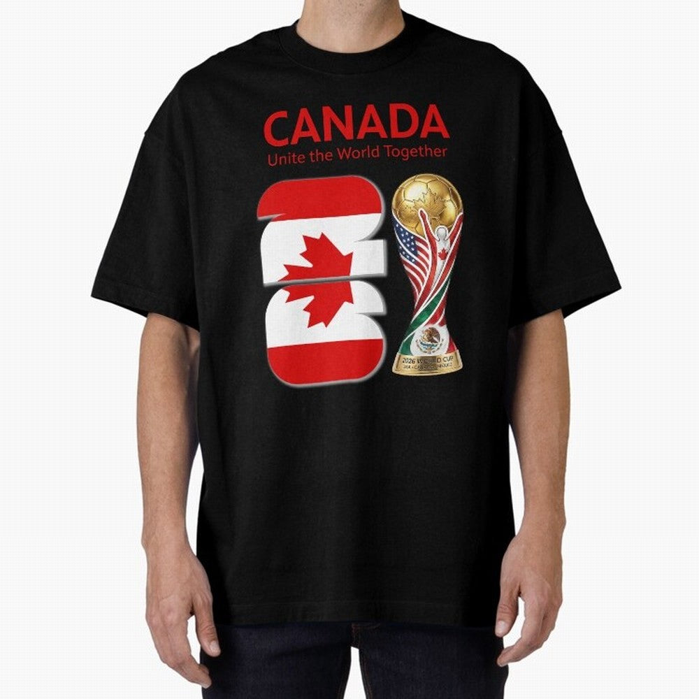 World Cup 2026, IMG 019, CANADA 001 Classic T-Shirt Relive the Noise and Pride of FIFA World Cup 2026 USA Canada Mexico for Fans of Cristiano Ronaldo and Spain, Bringing Championship Spirit, Famous Goals, Roaring Crowds and International Football