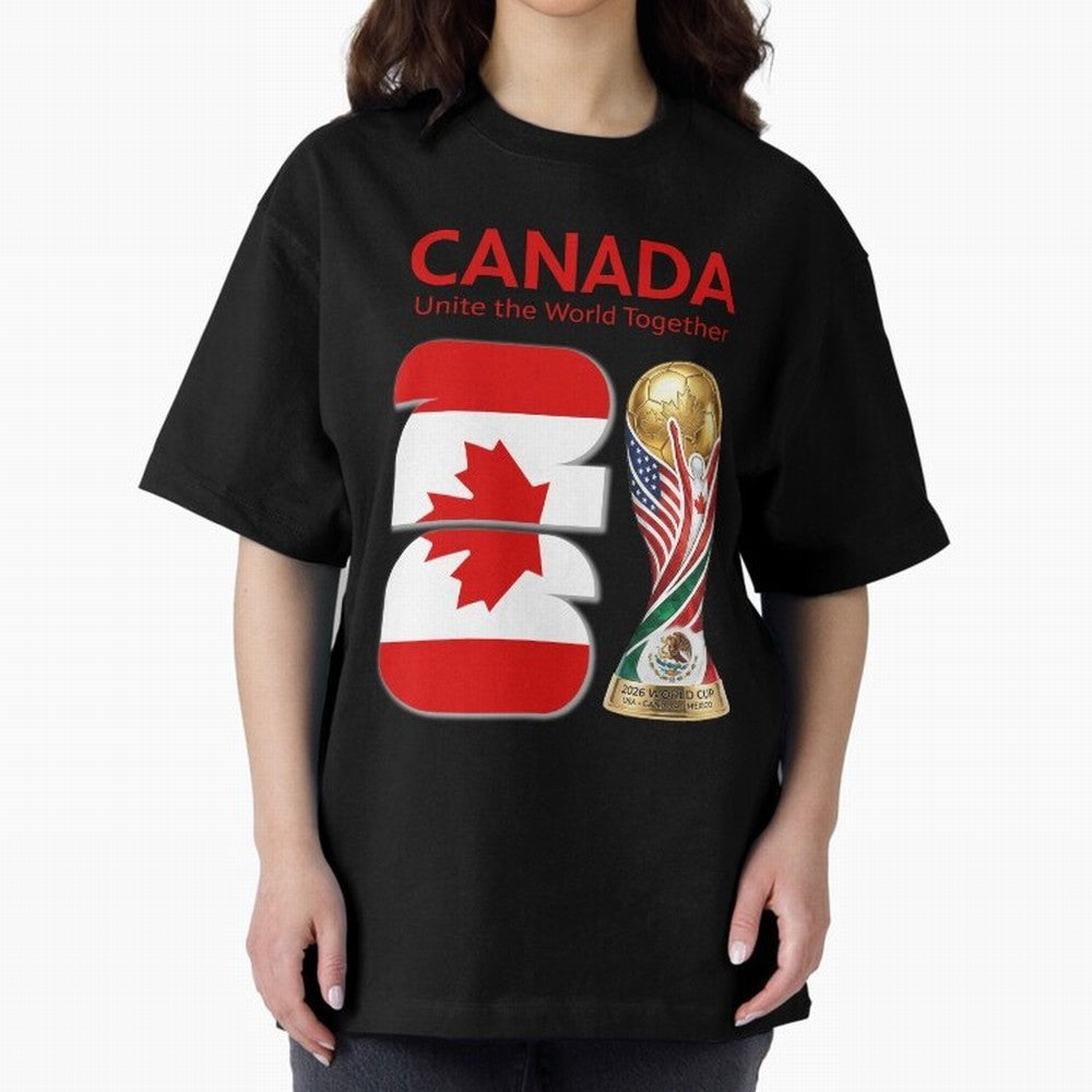 World Cup 2026, IMG 019, CANADA 001 Classic T-Shirt Relive the Noise and Pride of FIFA World Cup 2026 USA Canada Mexico for Fans of Cristiano Ronaldo and Spain, Bringing Championship Spirit, Famous Goals, Roaring Crowds and International Football