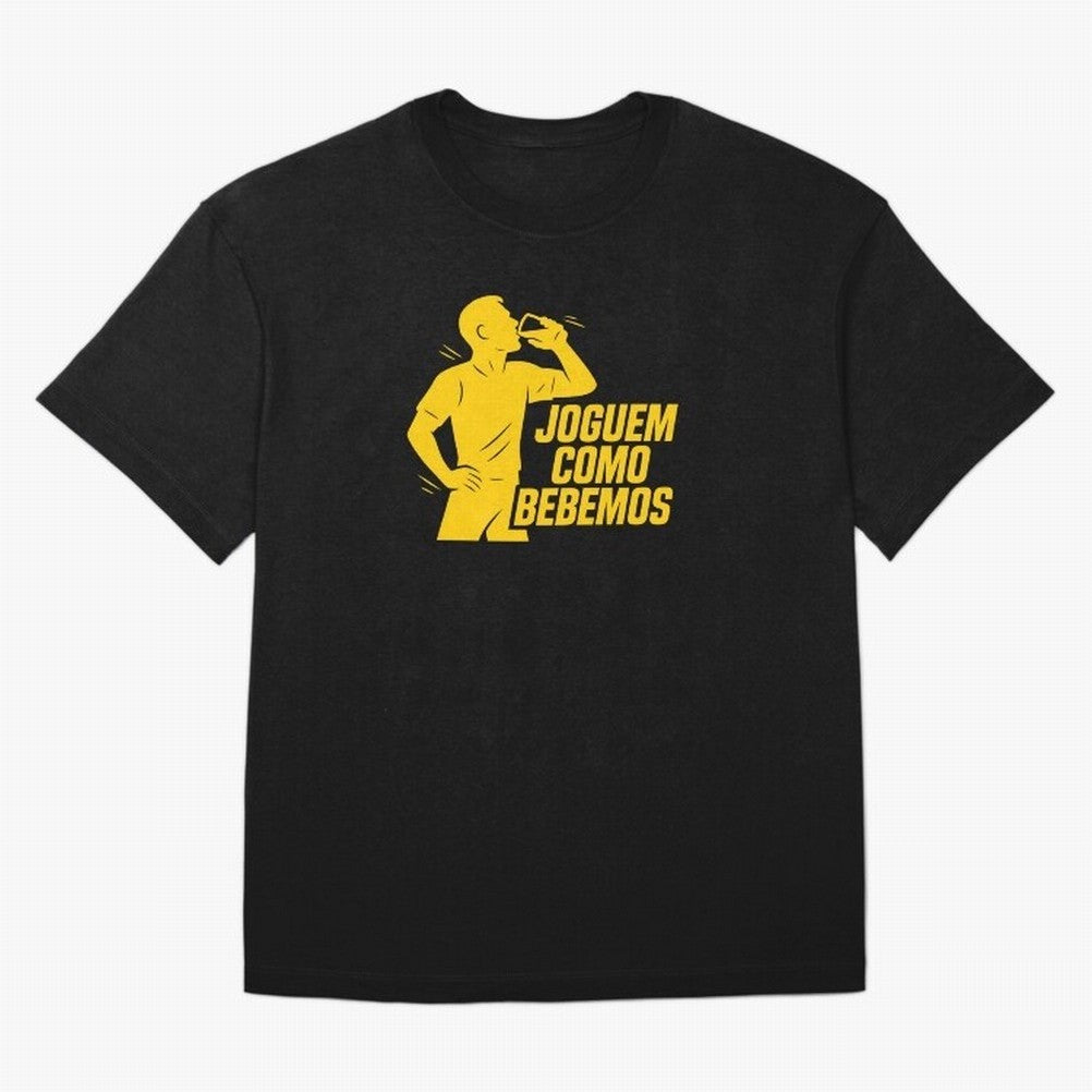 Joguem Como Bebemos Classic T-Shirt Honor Champions and Dreams in FIFA World Cup 2026 Group Stage for Fans of CR7 and Messi and Argentina and Brazil, Bringing Classic Soccer Heritage, Championship Pressure, Fan Loyalty and International Pride; Made