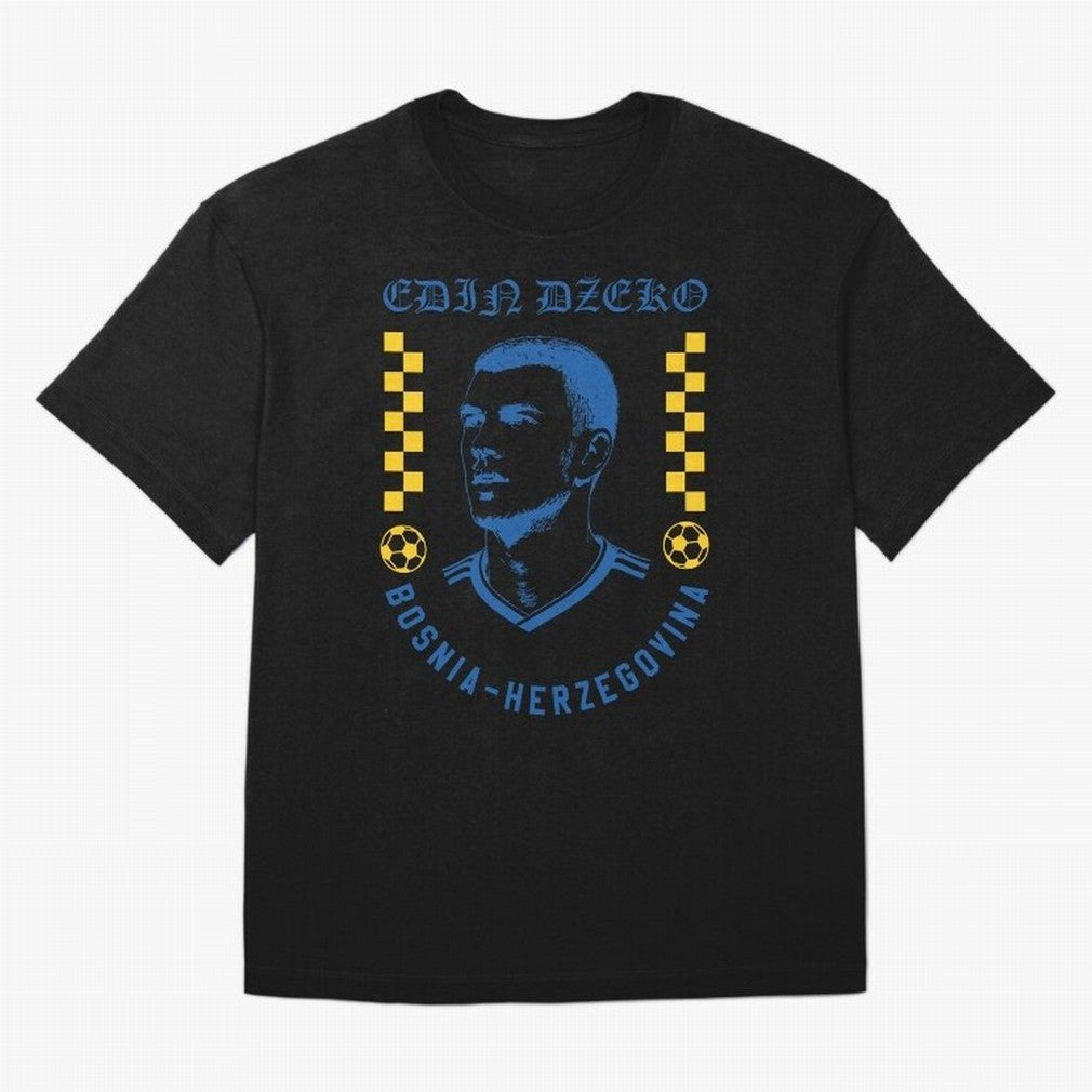 D?eko Bosnia Herzegovina Soccer Legend Retro Football Shirt Classic T-Shirt Unlock the FIFA World Cup 2026 Group Stage Journey through Messi and Cristiano Ronaldo Highlights, Germany Pride, Stadium Chants, National Pride, Trophy Dreams and