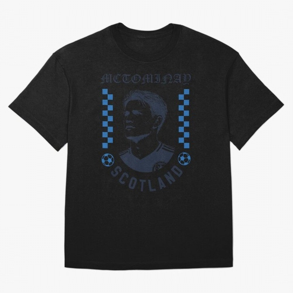 McTominay Scotland Soccer Legend Retro Football Fan Design Classic T-Shirt Follow the Final Road of FIFA World Cup 2026 Highlighting Messi, Argentina, France and Brazil Energy, Sports Nostalgia, International Competition, Famous Players and