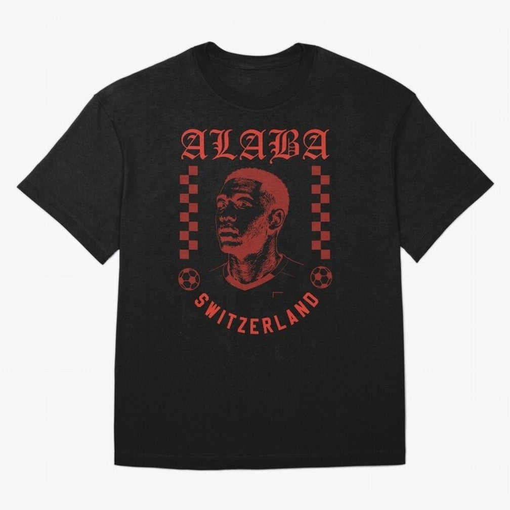 Alaba Switzerland Soccer Legend Vintage Football Fan Shirt Classic T-Shirt Keep the Match Day Mood of Match Day Hype around FIFA World Cup 2026, Neymar, Haaland and Cristiano Ronaldo, England, Fan Favorite Moments, National Team Passion, Big Match
