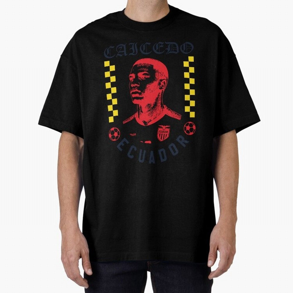 Caicedo Ecuador Soccer Star Retro Football Fan Design Classic T-Shirt Spotlight FIFA World Cup 2026 USA Canada Mexico Spirit, Made for Argentina and Brazil, Neymar, Worldwide Fan Energy, Dramatic Goals, Stadium Lights and Championship Celebrations;