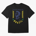 Vin¨ªcius Jr Brazil Soccer Legend Retro Football Fan Design Classic T-Shirt Bring Global Football Passion for FIFA World Cup 2026 Group Stage, Capturing Messi and Cristiano Ronaldo, Portugal, Spain and Germany, Supporter Pride, Iconic Celebrations,