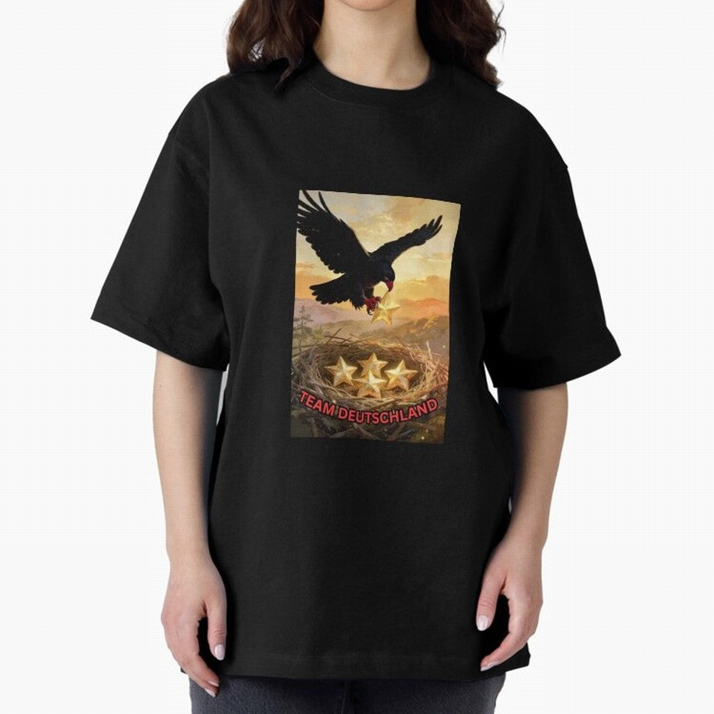TEAM GERMANY with eagle's nest and 4 stars Classic T-Shirt Bring a Vintage Feel to Global Football Passion for FIFA World Cup 2026, Highlighting Haaland, Spain, Game Day Rituals, Football Legends, Country Pride and the Road to the Final; Created