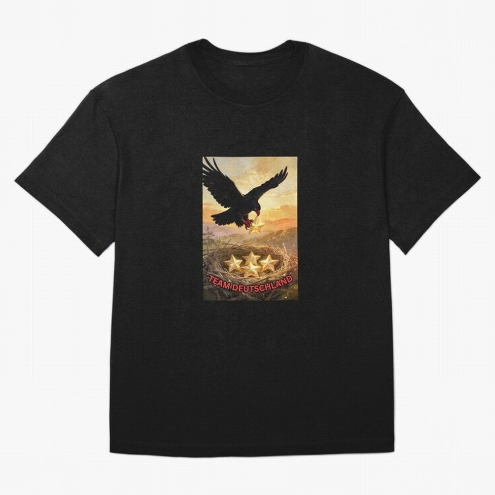 TEAM GERMANY with eagle's nest and 4 stars Classic T-Shirt Bring a Vintage Feel to Global Football Passion for FIFA World Cup 2026, Highlighting Haaland, Spain, Game Day Rituals, Football Legends, Country Pride and the Road to the Final; Created