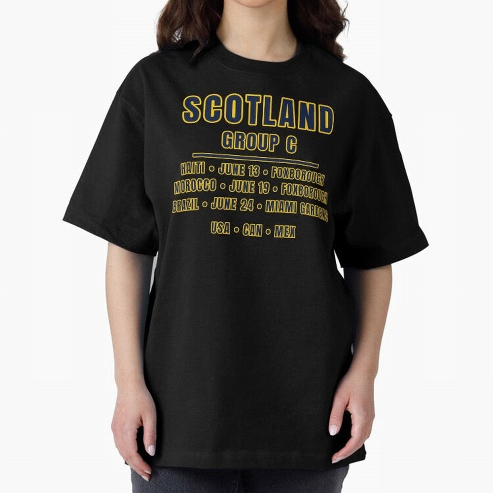 Scotland World Cup 2026 Fixtures T-Shirt ¨C Group C Football Shirt Classic T-Shirt Capture Stadium Memories from Match Day Hype around FIFA World Cup 2026 USA Canada Mexico, Haaland, Argentina, Fan Favorite Moments, National Team Passion, Big Match