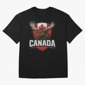 Canada Moose Sports Logo T-Shirt ¨C Canadian Flag Maple Leaf Emblem | 2026 World Cup Supporter Classic T-Shirt Show Match Day Excitement for FIFA World Cup 2026 Group Stage Spirit, Celebrating Spain, Mbappe, Soccer Culture, Superstar Moments,