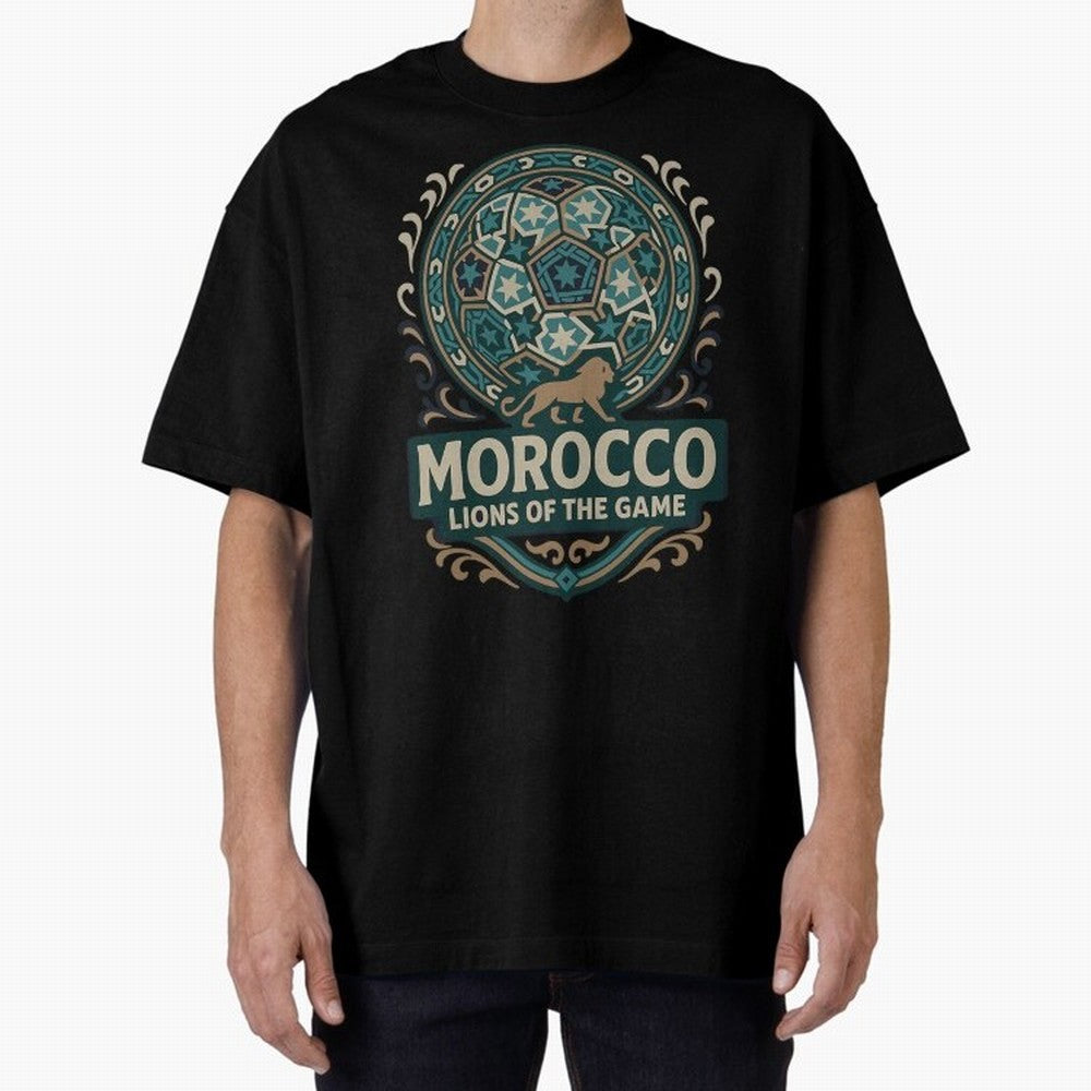 Morocco Lions Of The Game Classic T-Shirt Relive the Noise and Pride of FIFA World Cup 2026 USA Canada Mexico Spirit, Driven by Argentina, France and Brazil, Neymar, Stadium Memories, Football Loyalty, International Chants and Championship