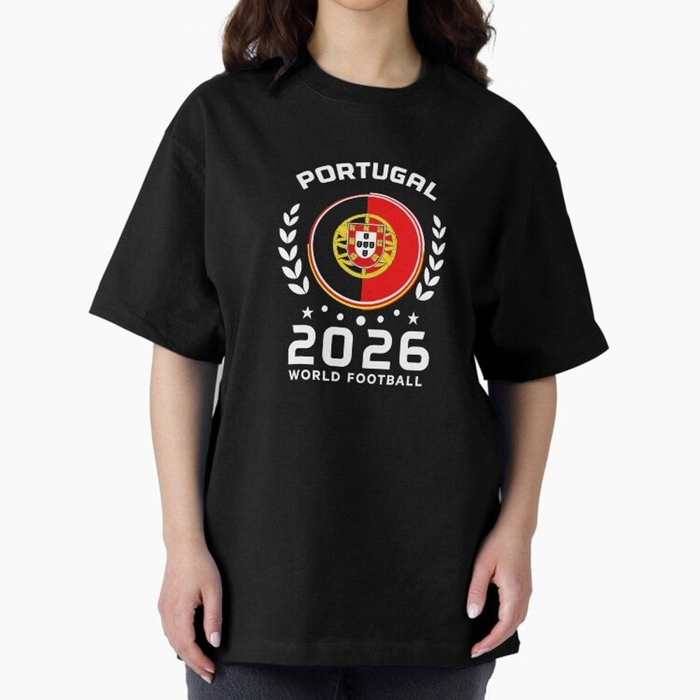 Portugal 2026 World Football Soccer Fan Design T-Shirt_87038236 Classic T-Shirt Capture FIFA World Cup 2026 Group Stage Centered on Cristiano Ronaldo, England and Germany Energy, Fan Favorite Moments, National Team Passion, Big Match Drama and