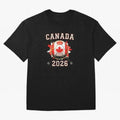 Front Print Canada Soccer World Cup 2026 - Canadian Fan Gift T-Shirt_84561562 Classic T-Shirt Show Passion for the Stars of Match Day Hype around FIFA World Cup 2026 Group Stage, Neymar, Haaland and Cristiano Ronaldo, Brazil, Stadium Chants,