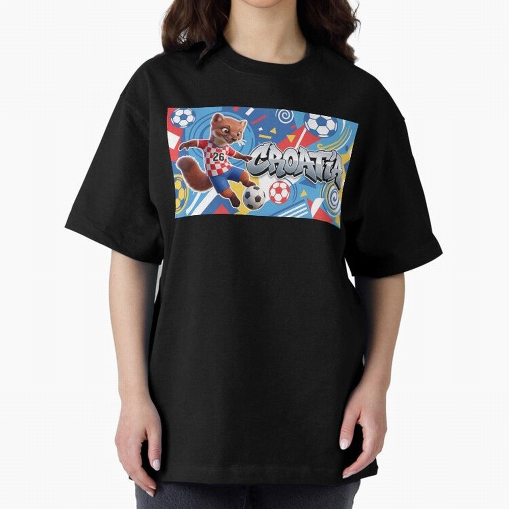 World Cup 2026 Croatia Soccer Team Fan Art Classic T-Shirt Celebrate Rivalries and Pride in FIFA World Cup 2026 USA Canada Mexico for Fans of Messi and Cristiano Ronaldo and Argentina, Bringing Football History, Final Match Energy, Crowd Noise and