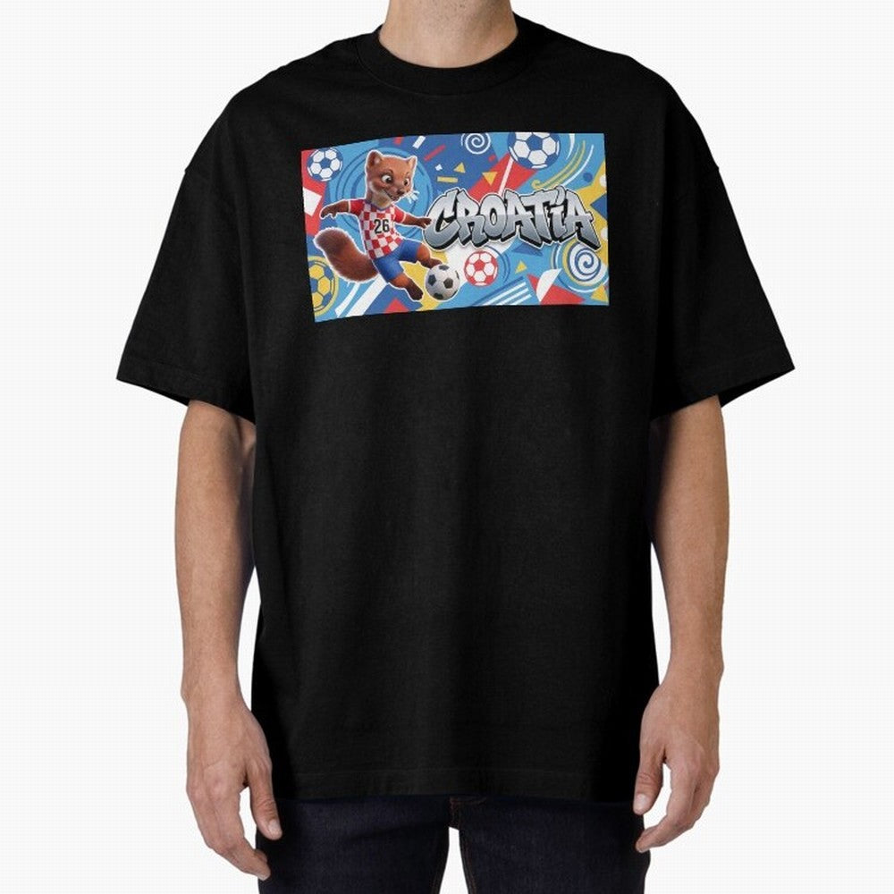 World Cup 2026 Croatia Soccer Team Fan Art Classic T-Shirt Celebrate Rivalries and Pride in FIFA World Cup 2026 USA Canada Mexico for Fans of Messi and Cristiano Ronaldo and Argentina, Bringing Football History, Final Match Energy, Crowd Noise and