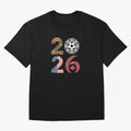 2026 Football Countries Design ¨C USA, Canada & Mexico Inspired Art Oversized T-Shirt Celebrate the Stars of Global Football Passion for FIFA World Cup 2026 USA Canada Mexico, Filled with Neymar, Haaland and Cristiano Ronaldo, France, Football