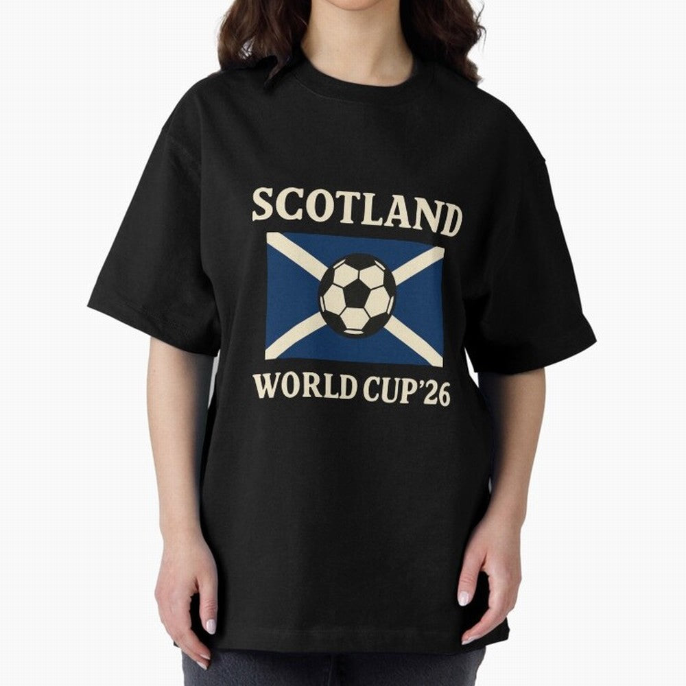 Scotland World Cup 2026 Oversized T-Shirt Bring Legendary Rivalry Energy to FIFA World Cup 2026 Spirit, Built around Portugal, Haaland, Soccer Culture, Superstar Moments, National Team Dreams and Competitive Fire; Built for Supporters Chasing