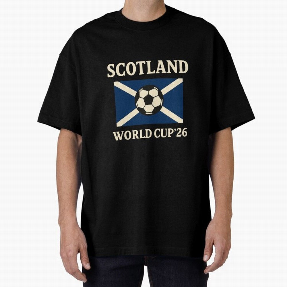 Scotland World Cup 2026 Oversized T-Shirt Bring Legendary Rivalry Energy to FIFA World Cup 2026 Spirit, Built around Portugal, Haaland, Soccer Culture, Superstar Moments, National Team Dreams and Competitive Fire; Built for Supporters Chasing