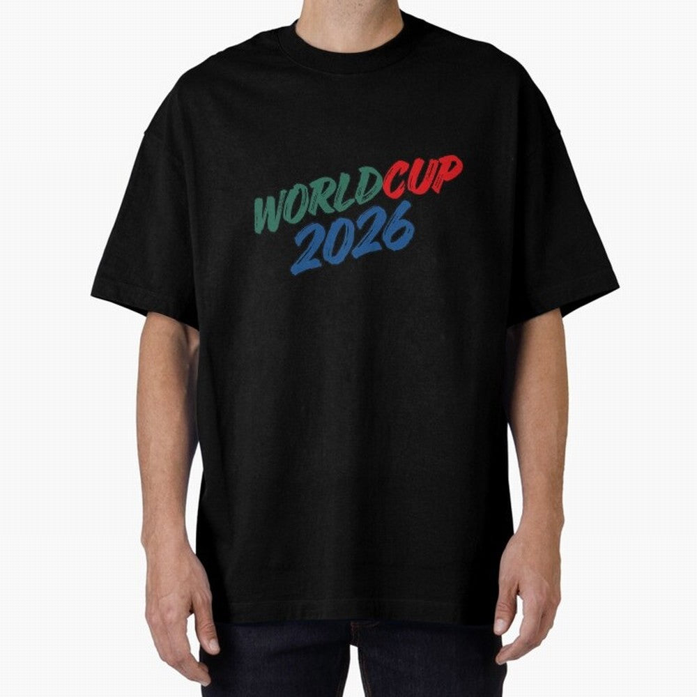 World Cup 2026 Oversized T-Shirt Bring Legendary Rivalry Energy to FIFA World Cup 2026 Centered on Haaland and Mbappe, Argentina and Brazil Energy, Stadium Memories, Football Loyalty, International Chants and Championship Tradition; Ideal for