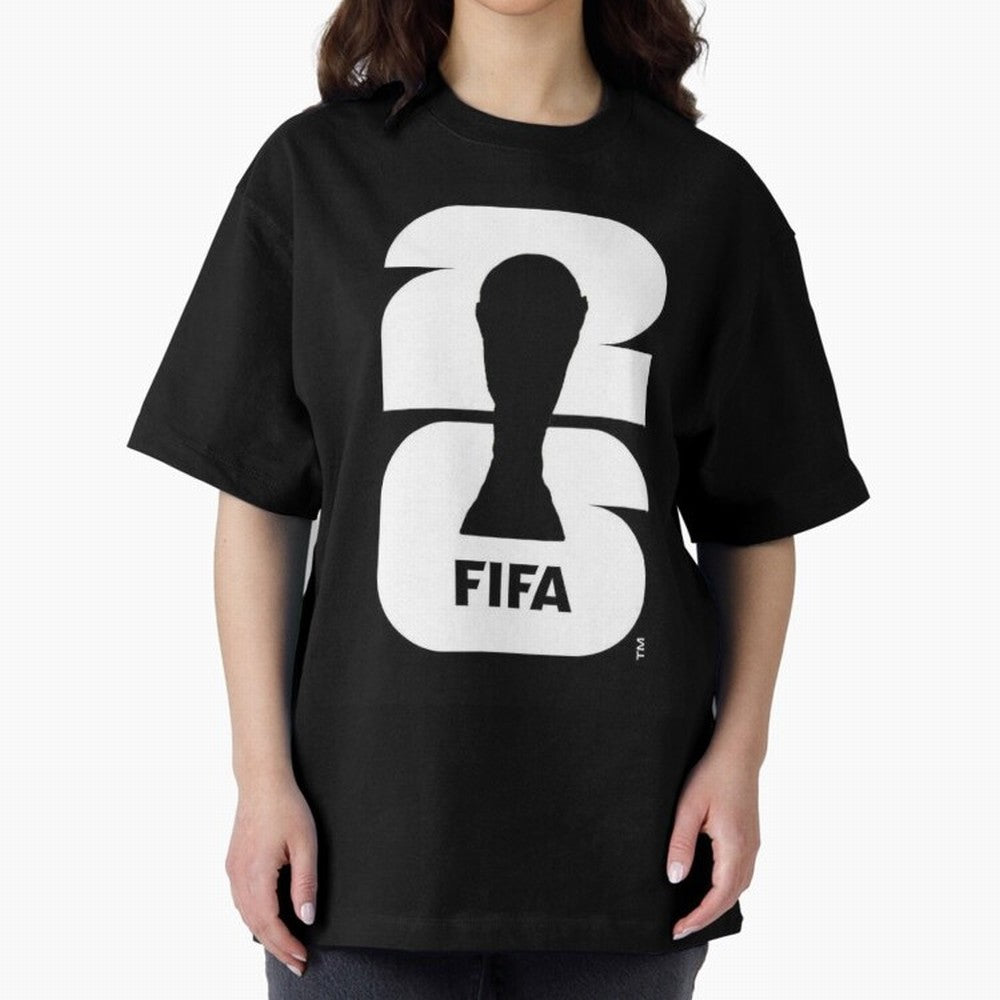 World Cup 2026 Soccer Celebration: United Football Fan Art Oversized T-Shirt Remember FIFA World Cup 2026 Group Stage for Fans of CR7 and Messi and Brazil, Bringing Stadium Memories, Football Loyalty, International Chants and Championship