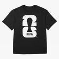 World Cup 2026 Soccer Celebration: United Football Fan Art Oversized T-Shirt Remember FIFA World Cup 2026 Group Stage for Fans of CR7 and Messi and Brazil, Bringing Stadium Memories, Football Loyalty, International Chants and Championship