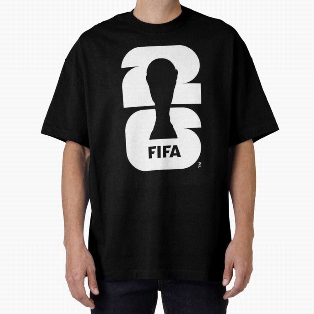 World Cup 2026 Soccer Celebration: United Football Fan Art Oversized T-Shirt Remember FIFA World Cup 2026 Group Stage for Fans of CR7 and Messi and Brazil, Bringing Stadium Memories, Football Loyalty, International Chants and Championship