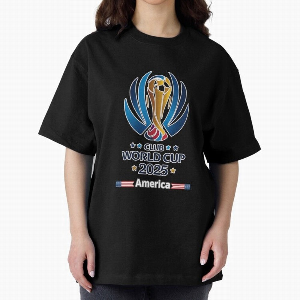 Club World Cup Oversized T-Shirt Feel the Roar of the FIFA World Cup 2026 USA Canada Mexico Journey through Cristiano Ronaldo, Haaland and CR7 Highlights, Netherlands Pride, Champion Mindset, Group Stage Buzz, Knockout Tension and Passionate Fan