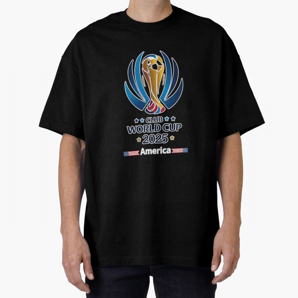 Club World Cup Oversized T-Shirt Feel the Roar of the FIFA World Cup 2026 USA Canada Mexico Journey through Cristiano Ronaldo, Haaland and CR7 Highlights, Netherlands Pride, Champion Mindset, Group Stage Buzz, Knockout Tension and Passionate Fan