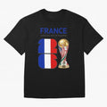 World Cup 2026, IMG 030, FRANCE 001 Oversized T-Shirt Bring Trophy Dreams to FIFA World Cup 2026 USA Canada Mexico for Fans of Mbappe and Germany, Bringing Champion Mindset, Group Stage Buzz, Knockout Tension and Passionate Fan Culture; Perfect for