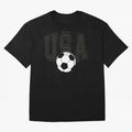 USA soccer ball American world cup 2026 fan Oversized T-Shirt Honor Global Football Passion for FIFA World Cup 2026 Group Stage, Driven by Messi, Neymar and Mbappe, France and Portugal, Football Festival Excitement, Trophy Ambitions, Country