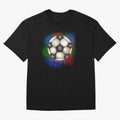 Football soccer Oversized T-Shirt Carry the Dream of FIFA World Cup 2026 Group Stage for Fans of Messi and England, Bringing Retro Football Energy, Iconic Rivalries, Trophy Chase Drama and Stadium Atmosphere; Ideal for Passionate Fans Who Love