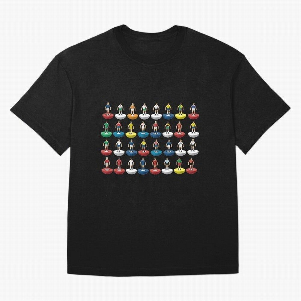 World Subbuteo players Oversized T-Shirt Celebrate Supporters United by FIFA World Cup 2026 Connected to Mbappe, Netherlands Energy, Classic Soccer Heritage, Championship Pressure, Fan Loyalty and International Pride; Made for Die Hard Supporters,