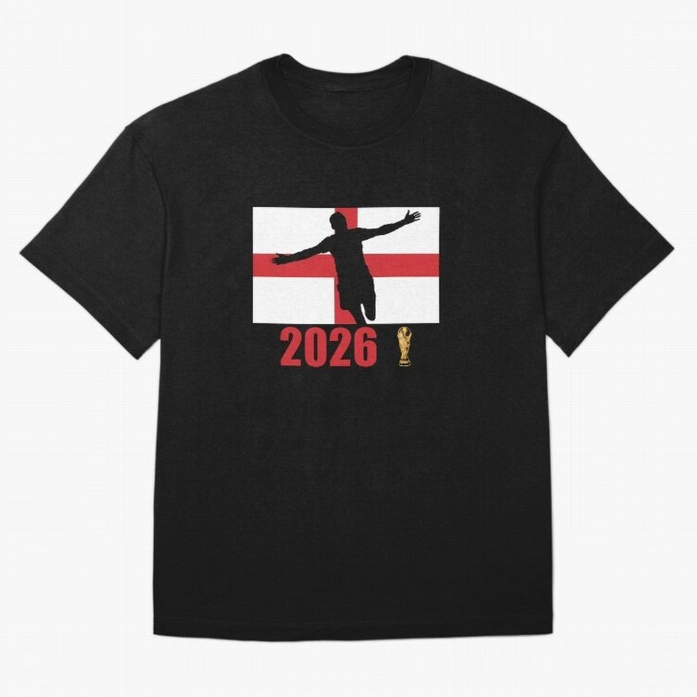 England World Cup 2026 T-Shirt_84815873 Oversized T-Shirt Show Your Stadium Side during Match Day Hype around FIFA World Cup 2026 USA Canada Mexico, Messi and Cristiano Ronaldo, Argentina and Brazil, Football History, Final Match Energy, Crowd